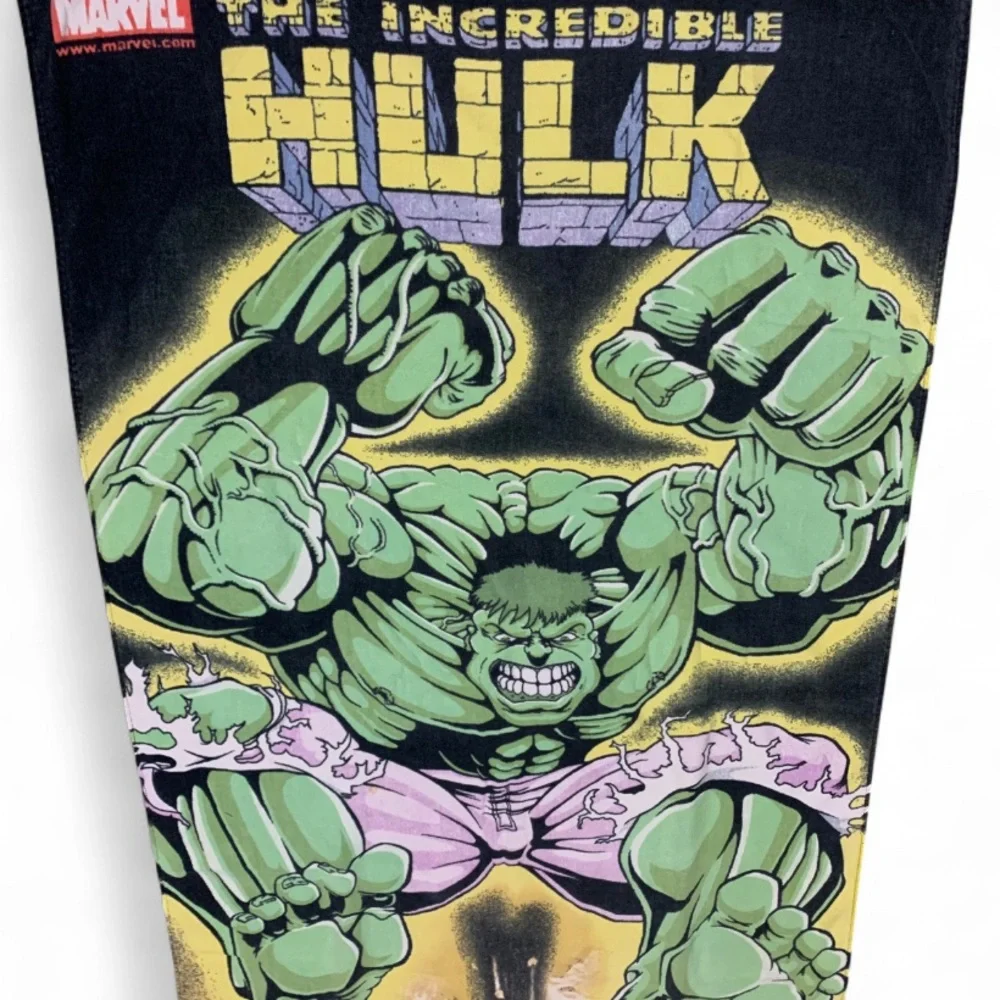 The Incredible Hulk 2003 Vtg Beach Towel Marvel Collectible 31” x 56” (Q248)